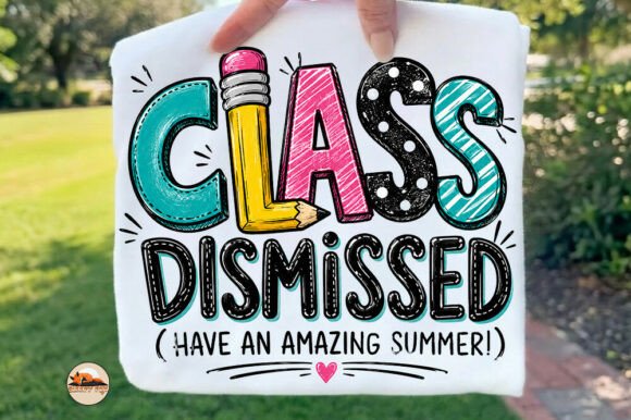 Celebrate the Finale: Class Dismissed PNG for Creative Projects