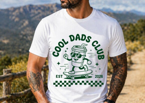 Cool Dads Club Fathers Day Gift PNG: A Design Asset for Modern Branding