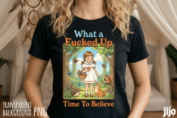 Girl Forest Cat Hedgehog PNG: Whimsical Design Asset
