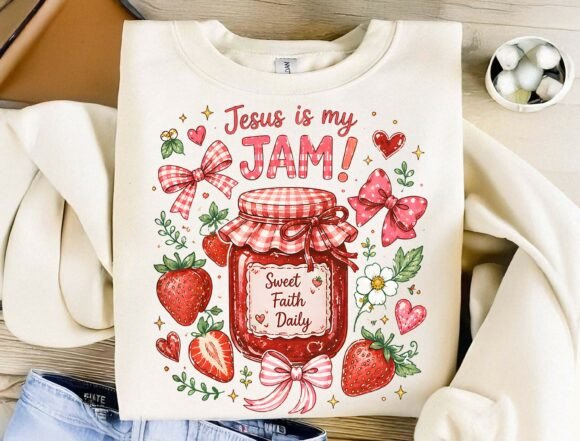 Jesus is My Jam PNG: A Sweet Design Asset