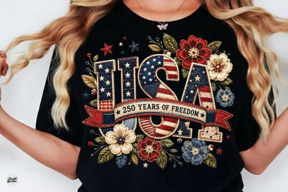 Patchwork USA 250 Years Floral PNG: A Designer's Guide
