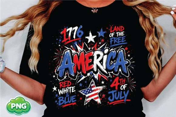 Patriotic Design Assets for the 4th of July