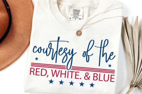 Patriotic Design Assets: Red White Blue SVG & 4th of July PNG