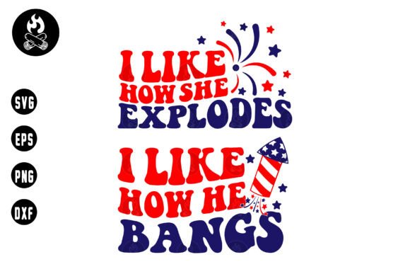Patriotic Design with a Playful Twist: Couple SVGs